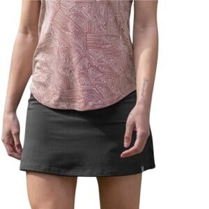 Title Nine Dream Skort 16" Solid Black Athleisure Pickleball Tennis Golf Size M